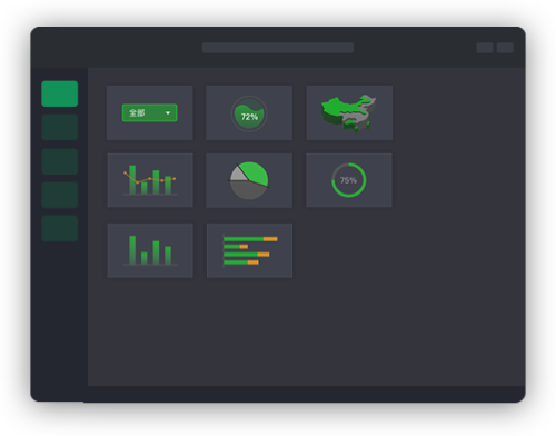 海量組件，豐富主題